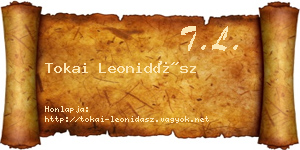 Tokai Leonidász névjegykártya